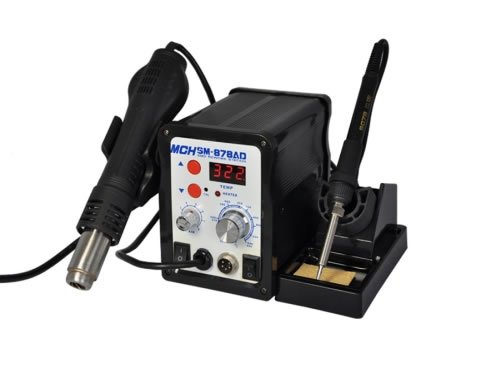 SM-878AD 2 in 1 Soldering Station